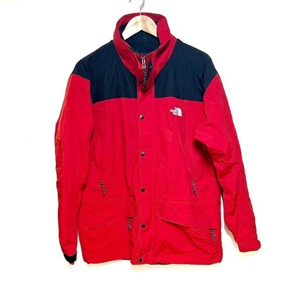 Vintage NWOT The North Face Mountain Guide Hyvent Jacket Red Black Sz Mens M - Picture 1 of 9